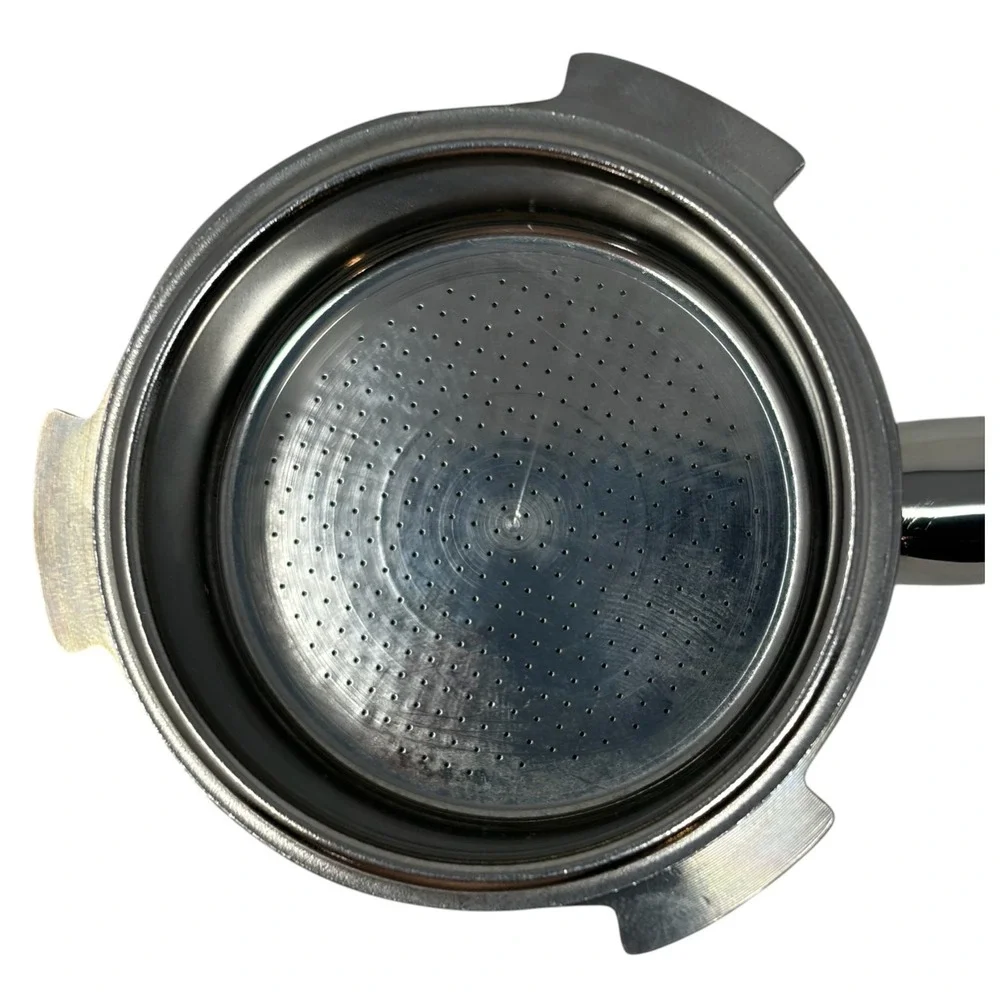 Espresso Portafilter 51mm Stainless Steel w/ Multicolor‎ Wood Grain Handle